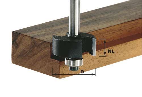 Rievu frēze Festool 12,7/54 mm