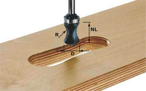 Rokturu izgriešanas frēze Festool&nbsp;16/32/68 mm ar lodīšgultni