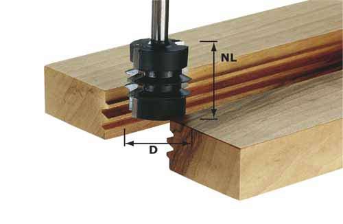 Kopēšanas profilu frēze Festool 32/62 mm