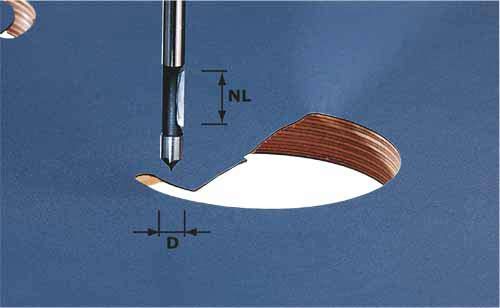 Frēzurbis Festool 19/65 mm