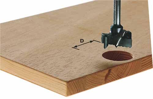 Furnitūras ligzdu izveides frēze Festool; 30x54,5 mm