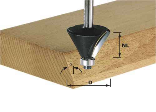 Nokāpes frēze Festool 23/64,5 mm ar lodīšgultni
