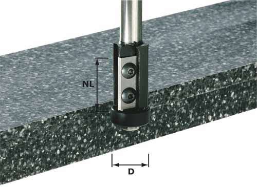 Frēze ar maināmiem asmeņiem Festool HW S12 D21/30WM