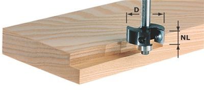 Rezerves asmeņi Festool HW-WP 12x12x1,5 (4x)