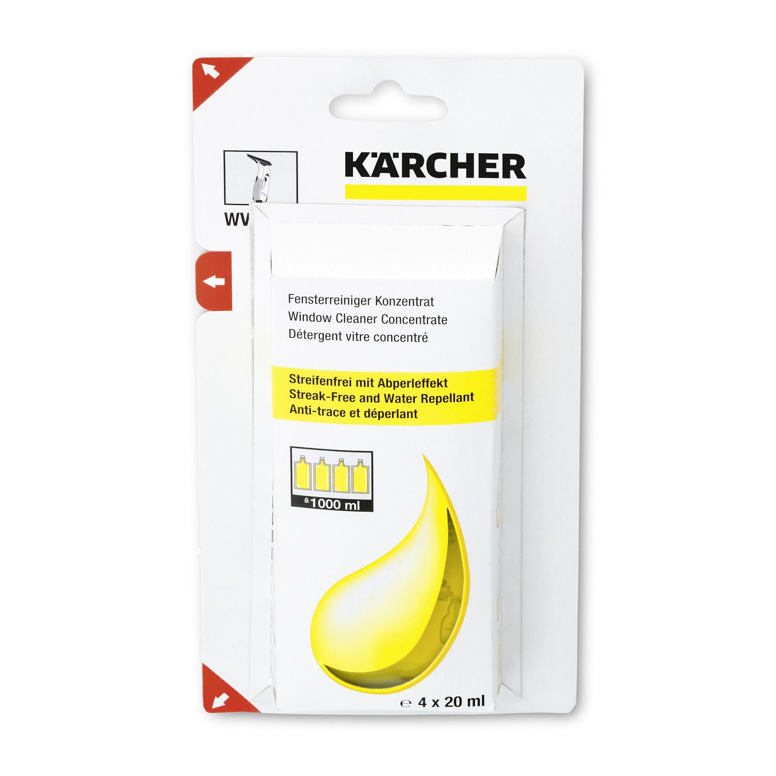 Logu mazgāšanas līdzeklis (koncentrāts) Karcher 6.295-302.0