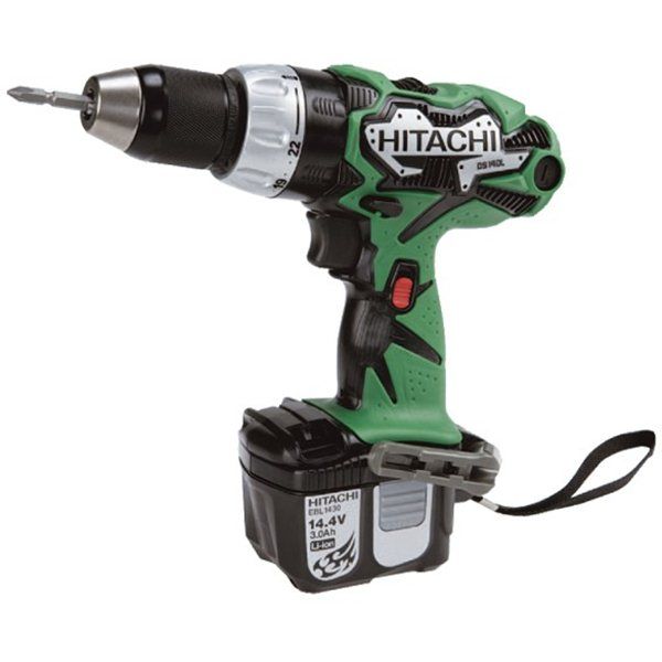 Urbjmašīna-skrūvgriezis Hitachi DS14DL; 14,4 V; 2x3,0 Ah akum.