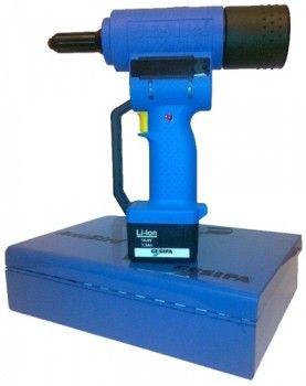 Kniedējamā ierīce (darbināma ar akumulatoru) GESIPA AccuBird; 14,4 V; 1x1,3 Ah akum.