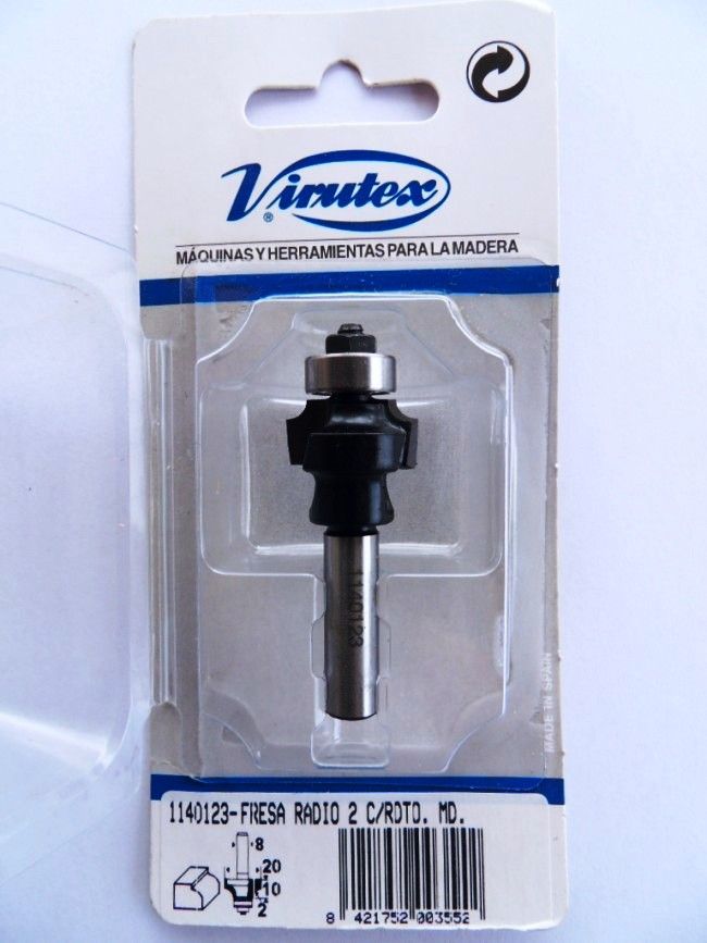 Apaļošanas frēze Virutex R2 ar lodīšgultni