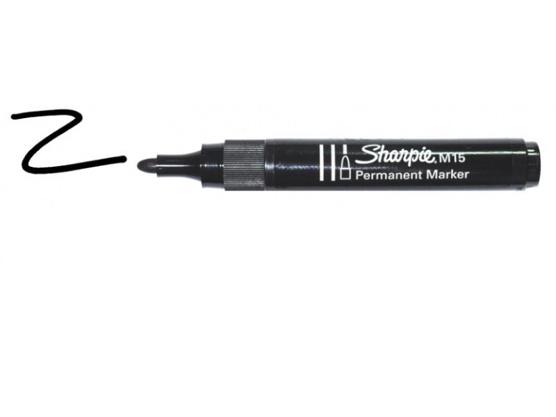 Marķieris Irwin Sharpie melns; apaļš
