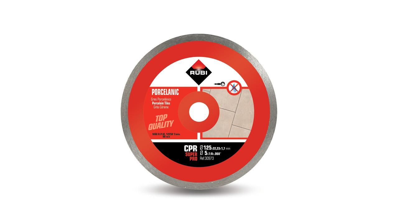Dimanta griešanas disks Rubi CPR 125 SuperPro; 125 mm