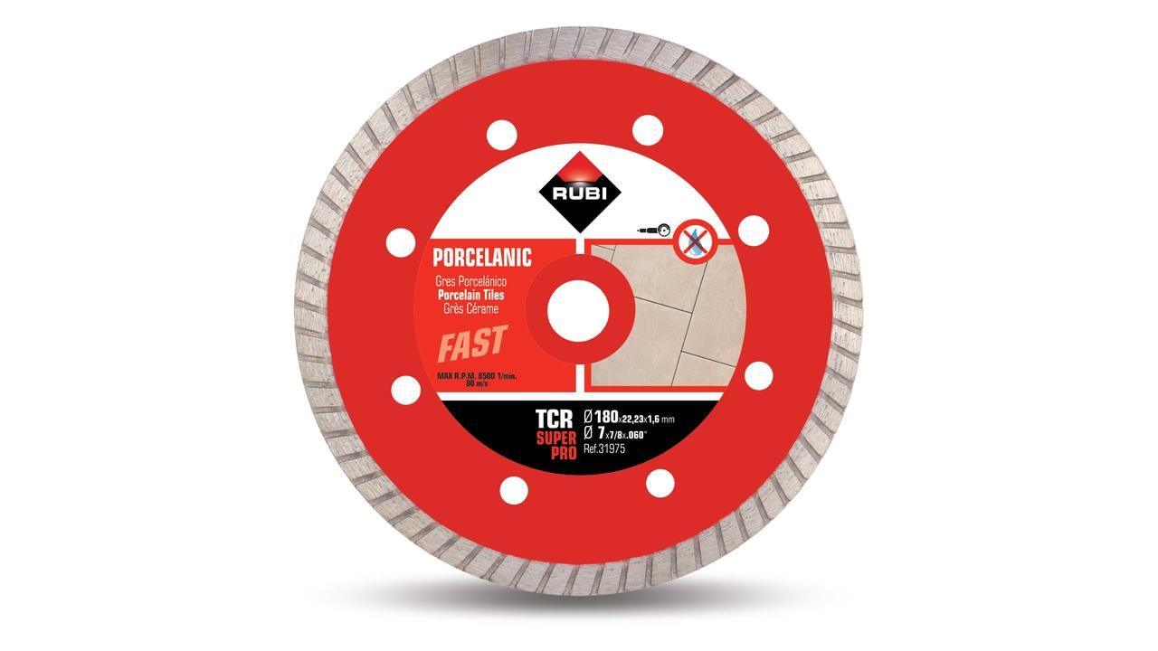 Dimanta griešanas disks Rubi TCR 180 SuperPro; 180 mm