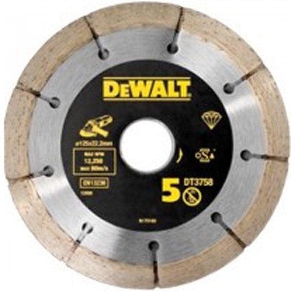 Dimanta griešanas disks DeWalt DT3758; Ø125