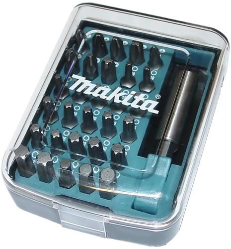 Skrūvgriežu uzgaļu komplekts Makita; 31 gab.
