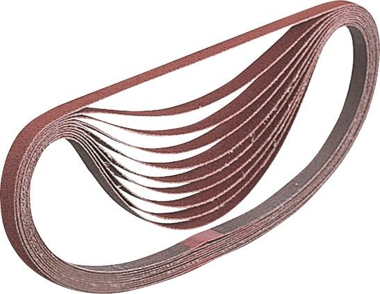 Smilšpapīra lenta lenšu slīpmašīnai 6x533 mm; K120; 5 gab.