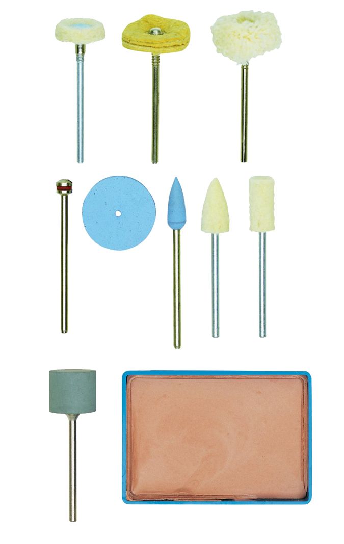 10 daļu pulēšanas komplekts Proxxon 28285