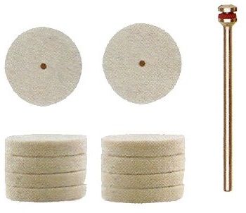 Aitas vilnas pulēšanas disks Proxxon; 22 mm; 10 gab.