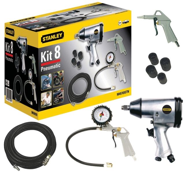 Kompresoru komplekts skrūvēšanai un pūšanai Stanley 9045769STN