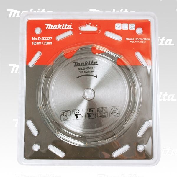 Griešanas disks kokam Makita; 165x2x20,0 mm; Z10; 20°
