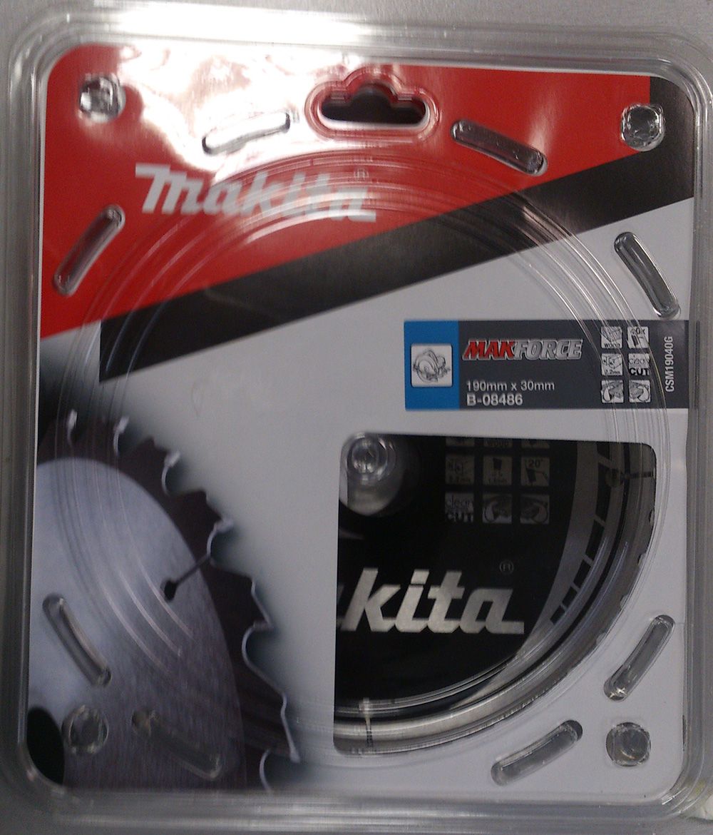 Griešanas disks kokam Makita; 190x2,2x30,0 mm; Z40; 20°