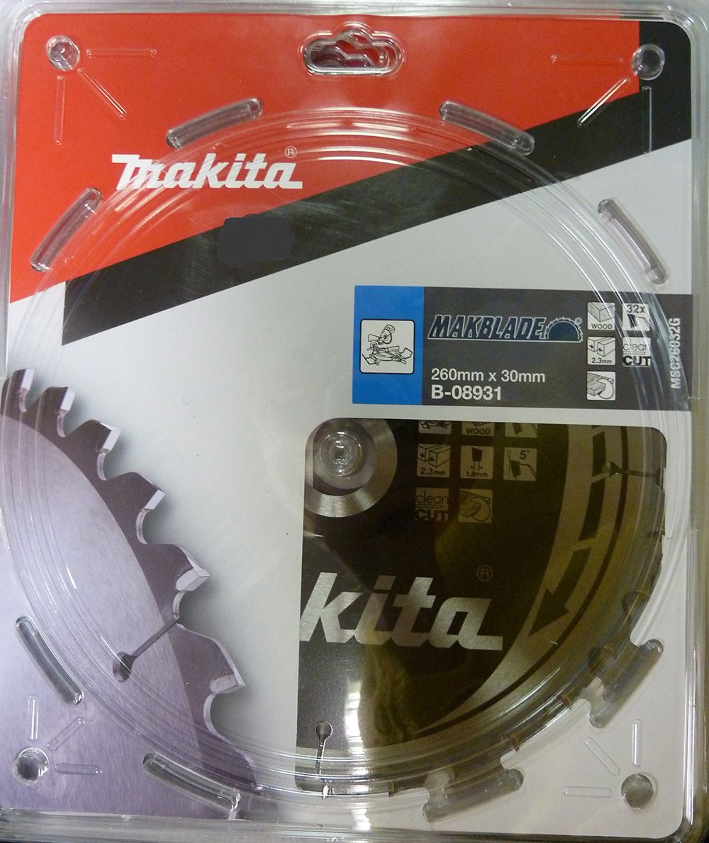 Griešanas disks kokam Makita; 260x2,3x30,0 mm; Z32; 5°