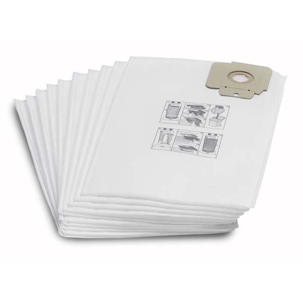 Auduma putekļu maiss putekļsūcējam Karcher CV 30/1; CV 38/1; CV 38/2; CV 48/2; CV 48/2; 10 gab.
