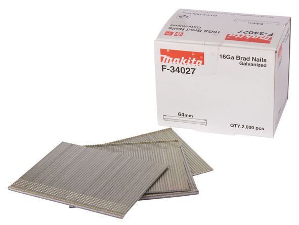 Naglas Makita; 1,6/16gx64mm; 2000 gab.