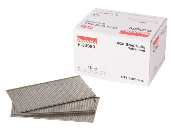 Naglas Makita; 1,6/16gx45mm; 2000 gab.