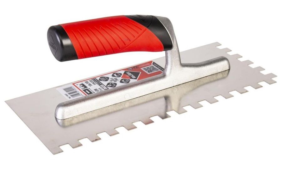 Instrumenti flīzēšanai Rubi Rubiflex INOX; 10x10 mm; 28 cm