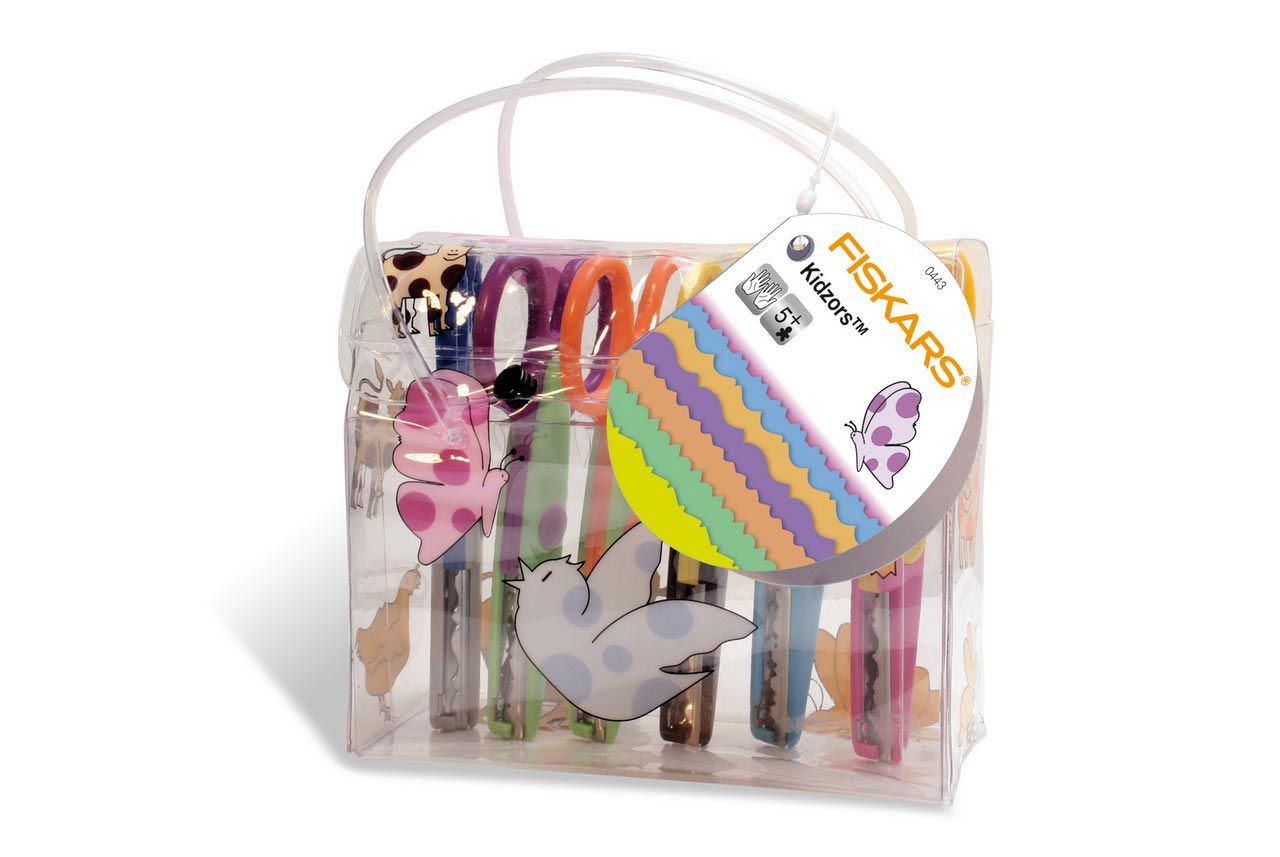 Šķēru komplekts bērniem Fiskars; 6 gab.