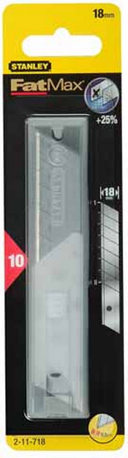 Nažu asmeņi Stanley; 18 mm; 10 gab.