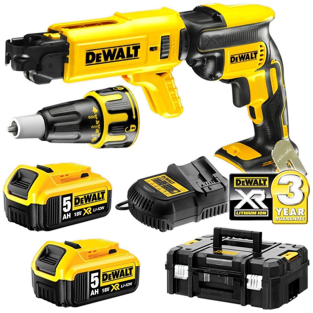 Lentveida skrūvgriezis DeWalt DCF620P2K; 18 V; 2x5,0 Ah akum.