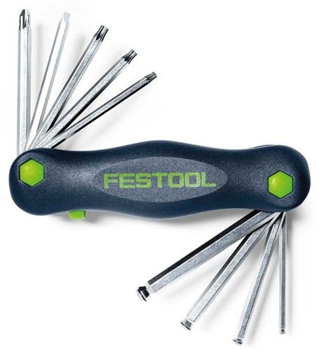 Seškanšu atslēgu komplekts Festool Toolie