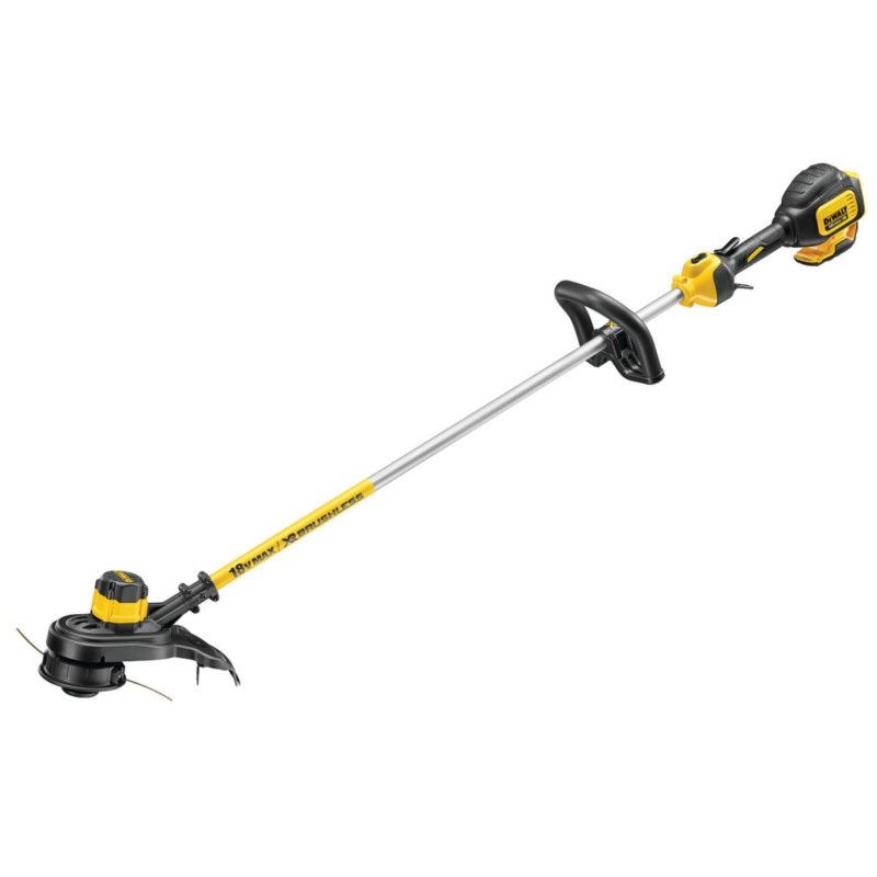Akumulatora zāles trimmeris DeWalt DCM561PB; 18 V (bez akumulatora un lādētāja)