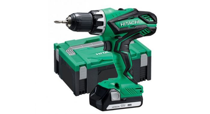 Urbjmašīna-skrūvgriezis Hitachi DS18DJL TE; 18 V; 2x1,5 Ah akum.