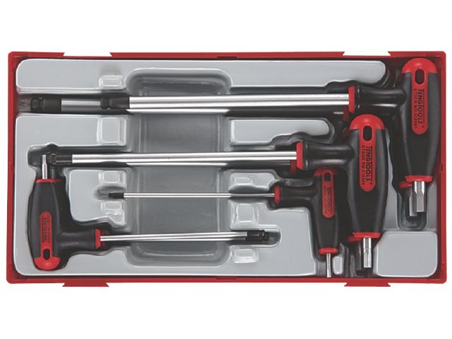 Seškanšu atslēgu komplekts Teng Tools TTHEX7; 7 gab.