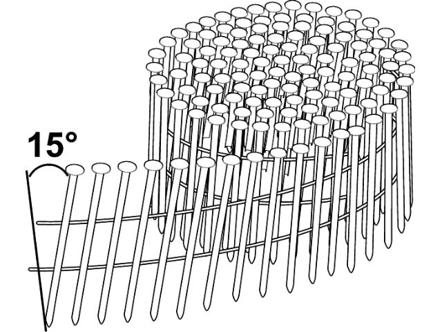 Naglas Essve; 2,8×50 mm; 15°; 4800 gab.