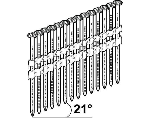 Naglas Essve; 2,8x60 mm; 21°; 1800 gab.