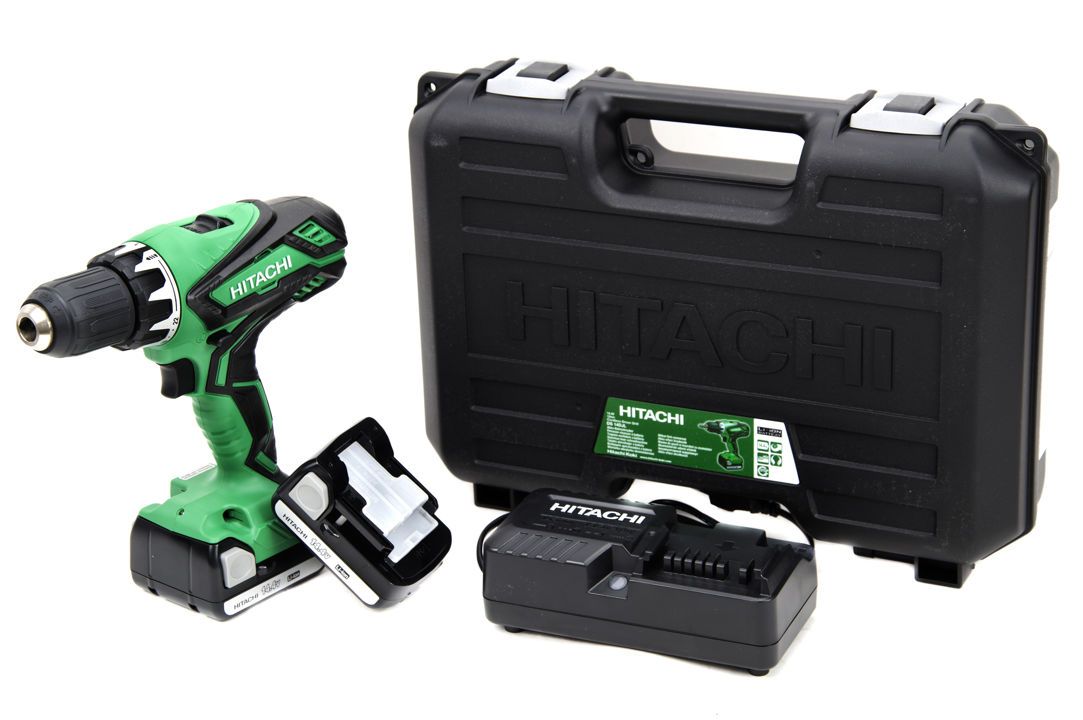 Urbjmašīna-skrūvgriezis Hitachi DS14DJL; 14,4 V; 2x1,5 Ah akum.
