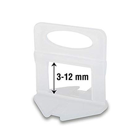 Flīžu līmeņa indikators Rubi&nbsp;DELTA LEVEL SYSTEM; 3-12 mm; 1,5 mm; 2400 gab.