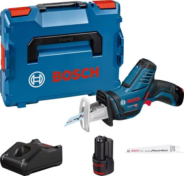 Zobenzāģis Bosch GSA 12V-14; 12 V; 2x3,0 Ah akum.