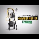 WAGNER PowerPainter 90 Extra | Spray painting on bare plaster